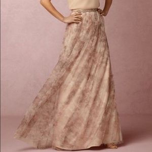 Jenny Yoo Arabella Skirt Watercolor Blush